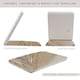 image 4 of Sensse Modern Marble LED Glow Up Mirror Gold