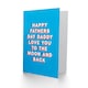 image 2 of Love Dy Moon Back Sincere Loving Fathers Day Dad Card