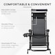 image 4 of Outsunny Folding Recliner Chair Outdoor Lounge Rocker Zero-Gravity Seat