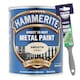 image 1 of Hammerite Smooth Cream 750ml with 1" Paint Brush