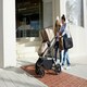 image 2 of Cosmo Travel System & Stratus (Desert) - Birth to 22kg (Approx. 4 Years). Convertible Seat, UPF 50+ Hood, Footwarmer, Apron, Raincover, Changing Bag & Mat