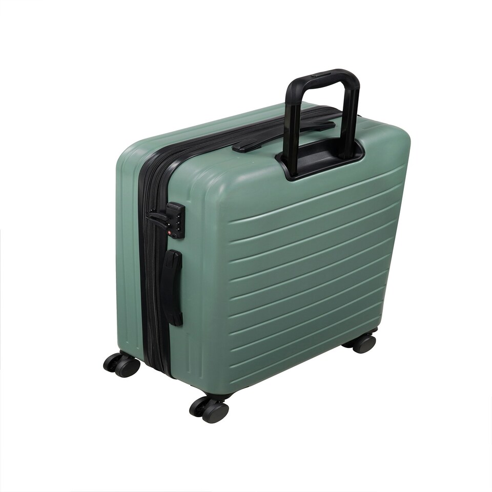 image 1 of IT Luggage Legion Frozen Matcha Expandable Cabin Suitcase with TSA Lock Green | Cabin Bag