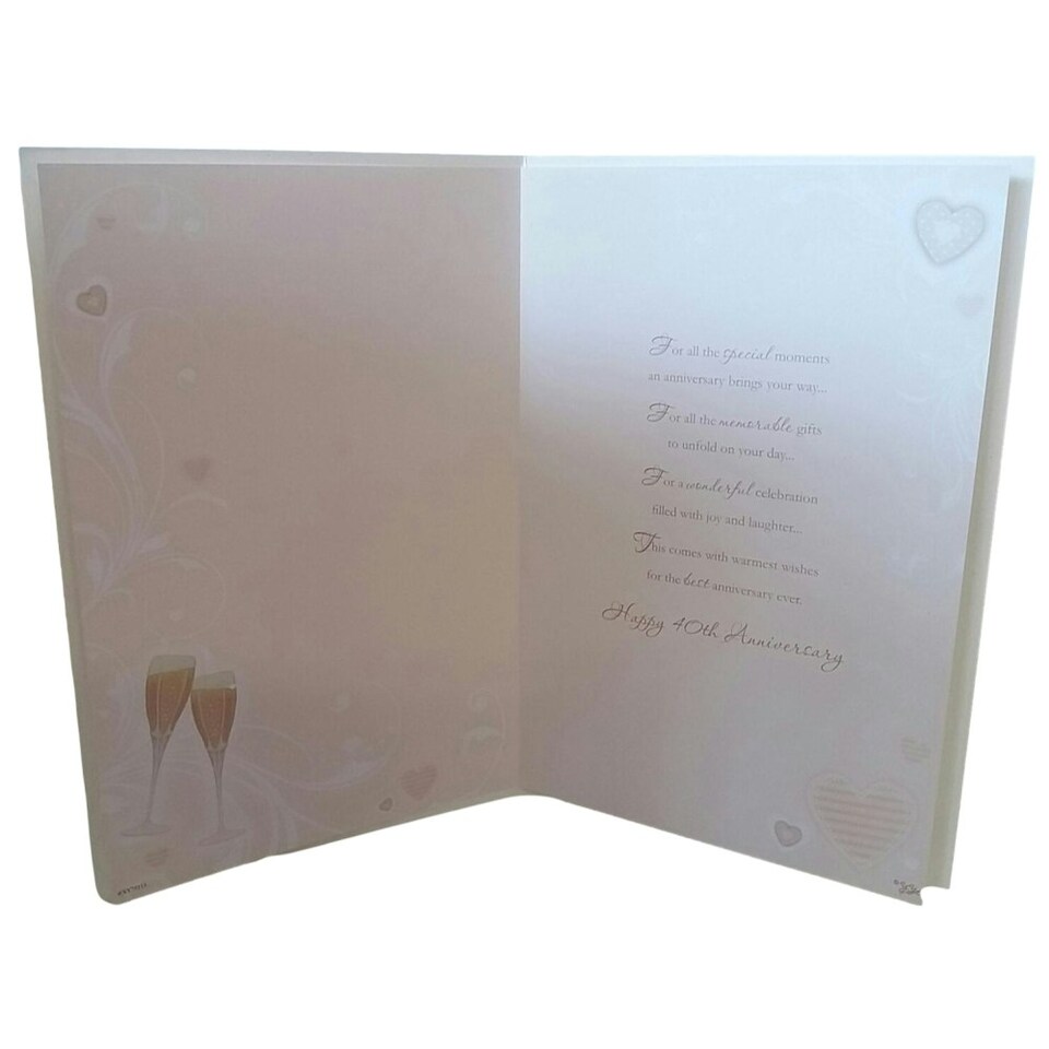 image 1 of Ruby Anniversary (40th) Greeting Card
