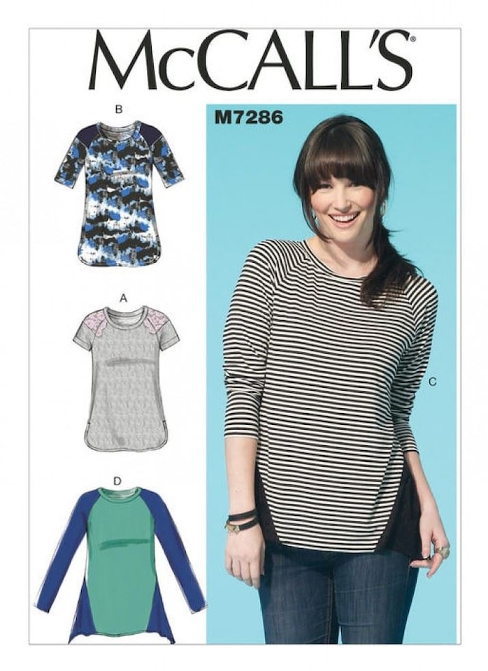 image 1 of McCall's 7286 Paper Sewing Pattern – Women’s Top, Size Y (Xsm–S–M), Easy