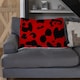 image 2 of Red Leopard Print Blanket | Multi