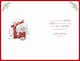 image 3 of Bear In Sleigh Baby Girl First Christmas Card
