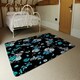 image 3 of Blue Roses (Rug) Blue | XL: 160x230cm