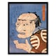image 1 of Man Portrait From Interlocking Bodies Kuniyoshi Framed Wall Art Print 12X16"