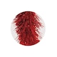 image 2 of 2m Red Christmas Holographic Luxury Tinsel