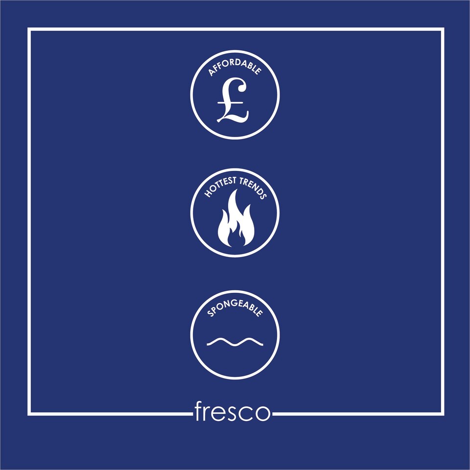 image 1 of Fresco Inky Tropical Leaf Indigo and Ochre Wallpaper | Blue | Blue | 10m Length x 52cm Width