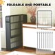 image 5 of PawHut Eight-Panel Dog Playpen with Door, for Indoor, Outdoor, 80cm Tall 