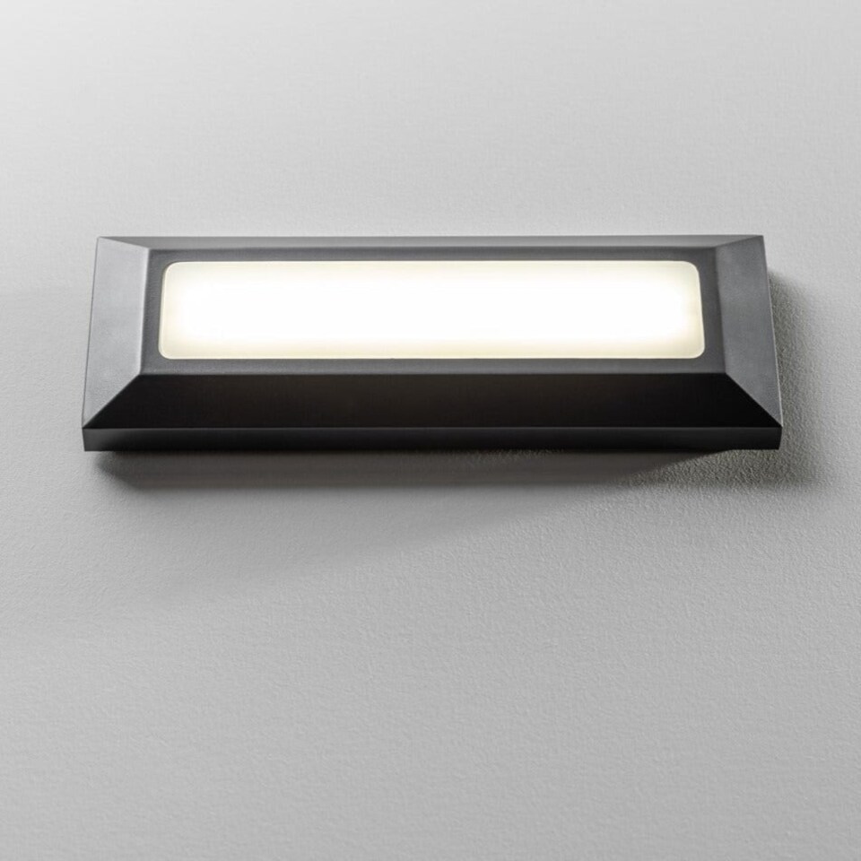 image 1 of CGC REBECCA Dark Grey Slim LED Outdoor Rectangle Brick Light Grey