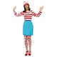 image 1 of Wheres Wally? Womens/Ladies Wenda Costume Set - White/Red/Blue - S S