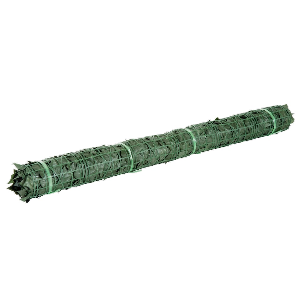 image 1 of Outsunny Artificial Leaf Hedge Privacy Screen Roll Garden Fence Panel 1m x 2.4m