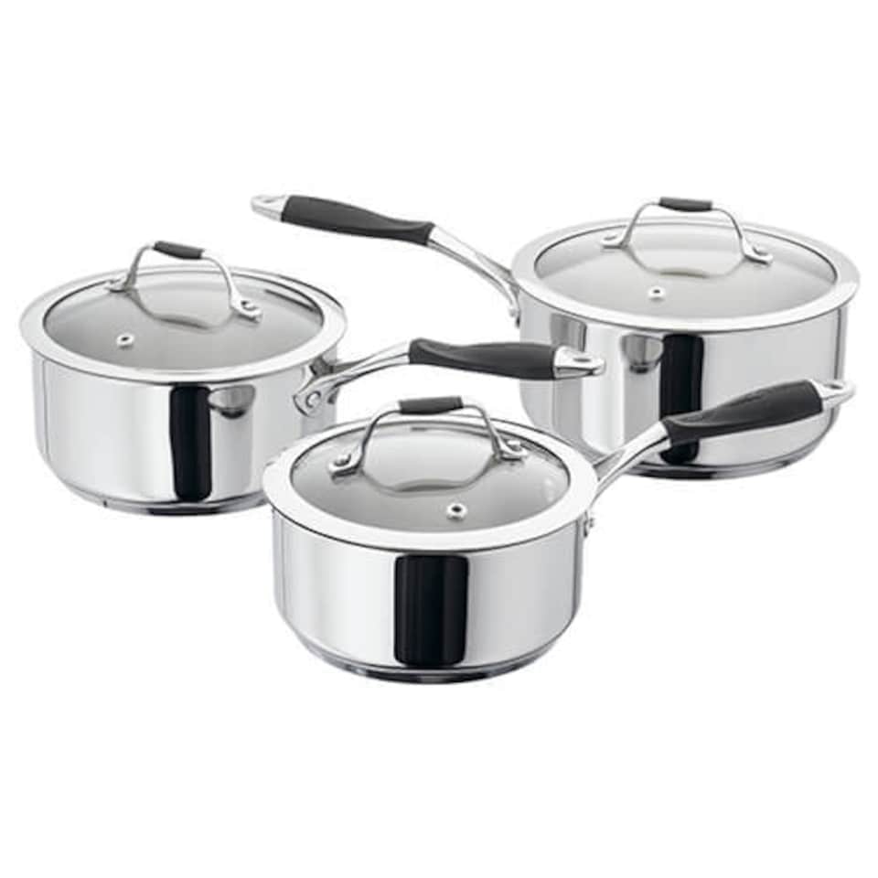 image 1 of James Martin 3 Piece Saucepan Set