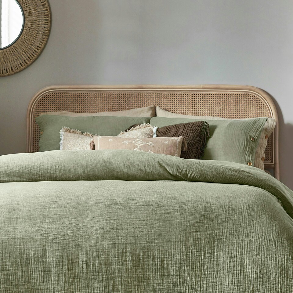 image 1 of Yard Lark Muslin Cotton Single Duvet Cover Set