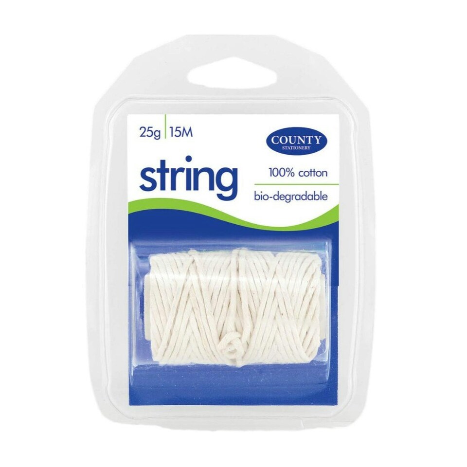 image 1 of Cotton String Spool Fine 15mm Blister Card