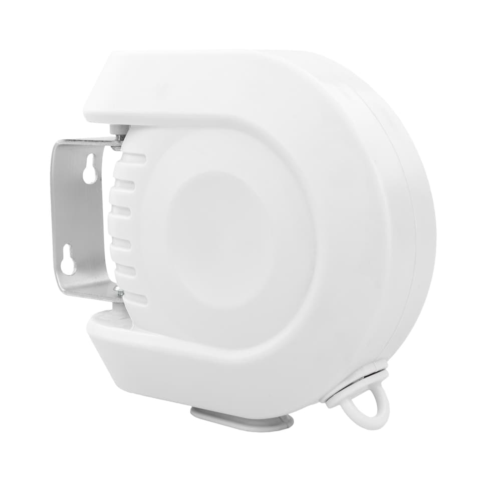 image 1 of KCT Single Wall Mountable Retractable Washing Line  - 15m White