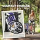 image 6 of HOMCOM 2 Seat Child Bike Trailer, Baby Bicycle Trailer for 2 Kids, Purple