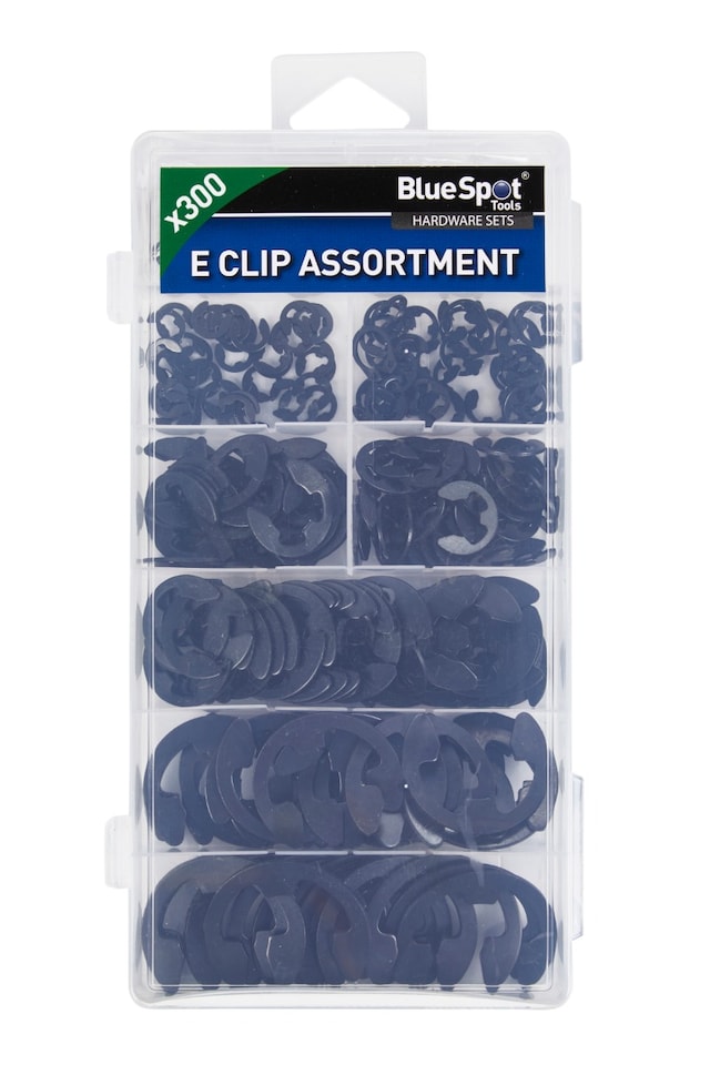 Blue Spot Tools 300 PCE Assorted E Clip Set