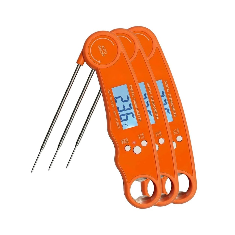 image 1 of Alivio Digital Meat Thermometer Fast Accurate Instant Read for Cooking and BBQ (Pack of 3Pc)