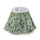 image 5 of Emerald Green and White Floral Victorian Lamp Shade with Embroidery | Green | Emerald Green | 1