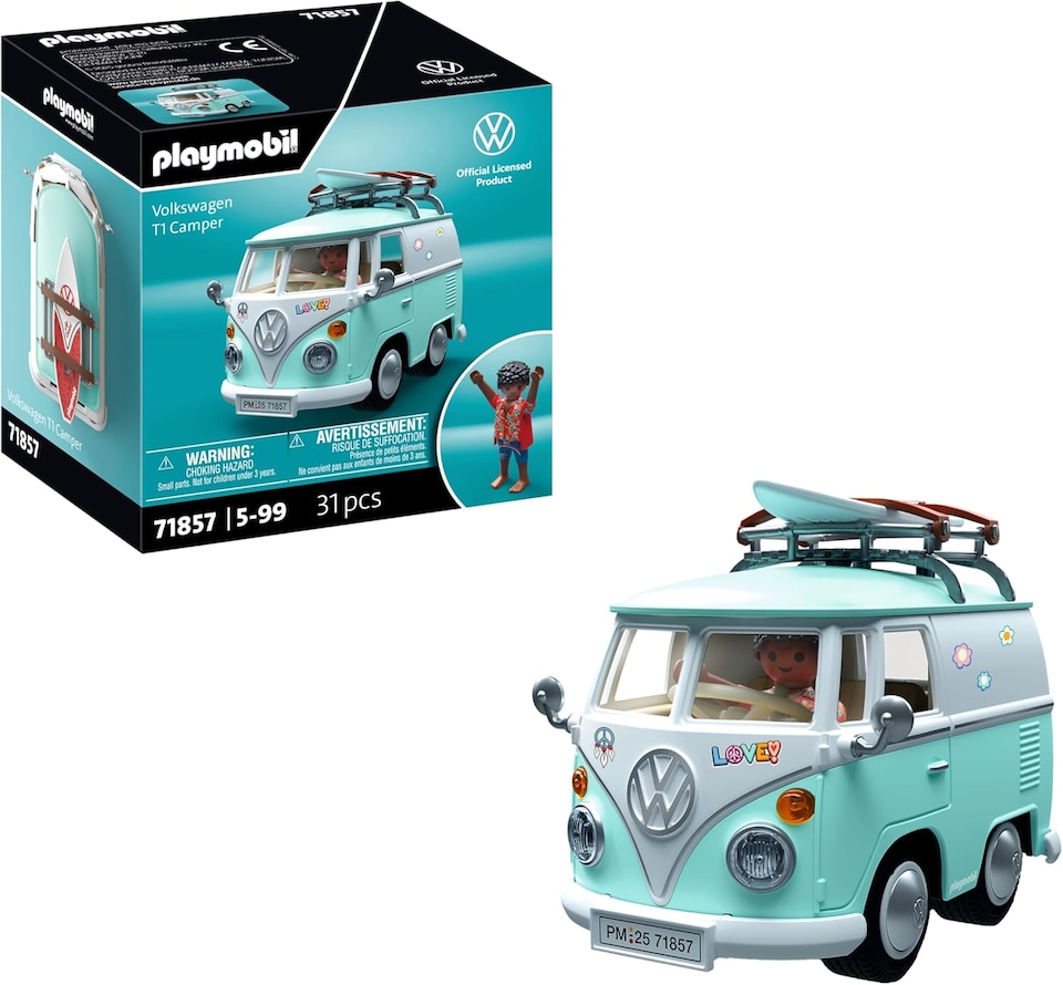 image 1 of Playmobil X Volkswagen T1 Camper