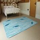 image 3 of Waves & Fish (Rug) Blue | Small: 60x110cm