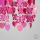 image 1 of ValueLights Pink Children's Nursery Hearts And Butterflies Ceiling Pendant Light Shade