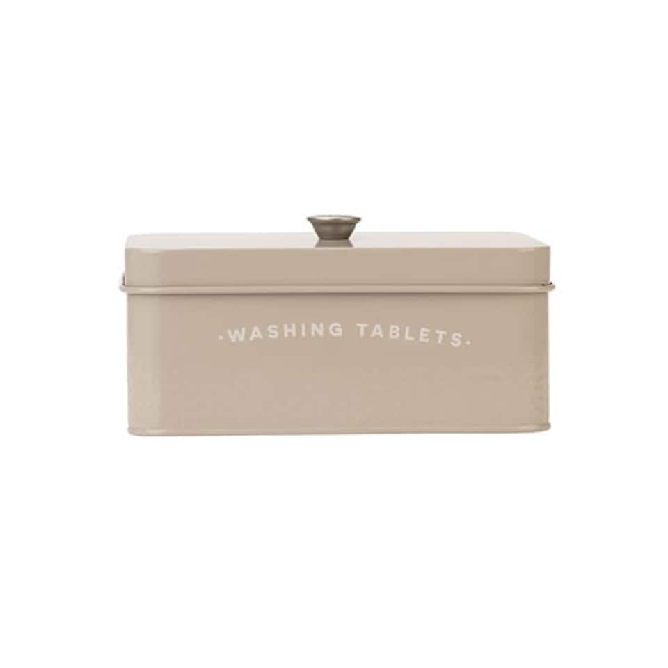 image 1 of Artisan Street Washing Tablet Storage Tin Cream