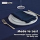 image 3 of Homescapes Navy Blue Tablecloth - 178 x 300 cm Blue