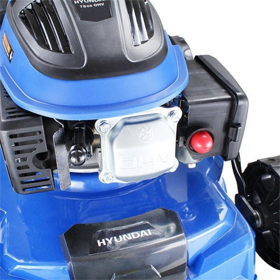 image 1 of Hyundai Petrol Lawnmower 79cc 400mm Push Rotary | HYM400P