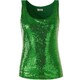 image 5 of Sleeveless Sequin Top - Women's | Green | green | M | 1
