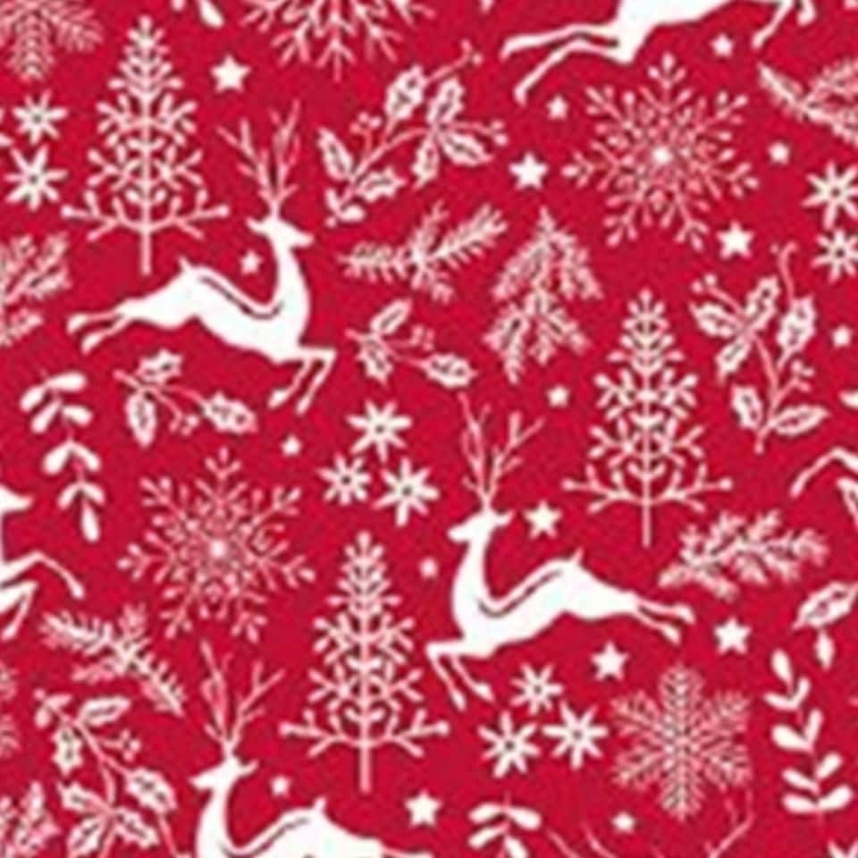 image 1 of Single 2.5m x 70cm Christmas Design Festive Gift Wrap Roll