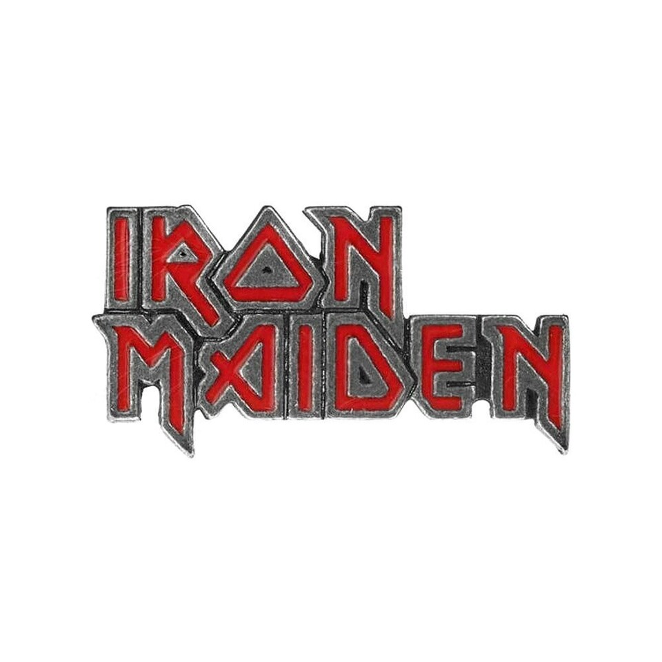 Iron Maiden Pin Badge: Enamelled Logo N/A