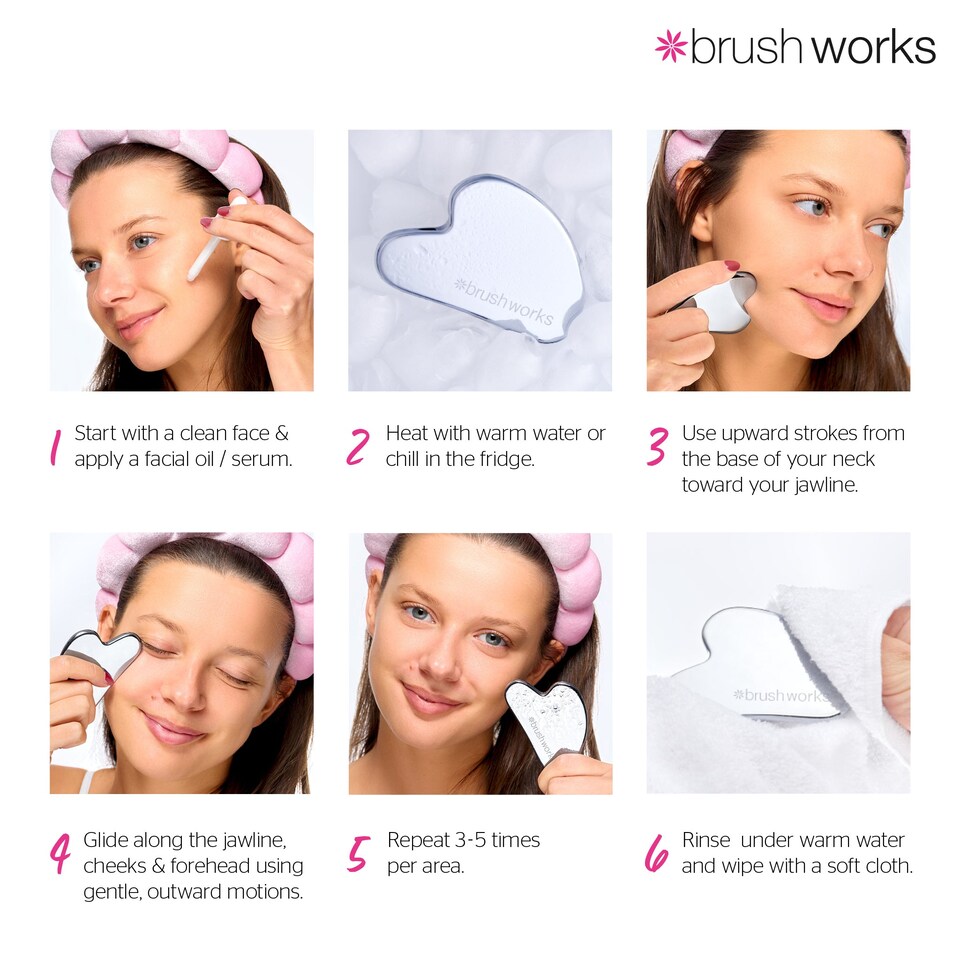 image 1 of Brushworks Terahertz Gua Sha