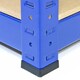 image 5 of Monster Racking T-Rax Strong Storage Shelves, Blue, 120cm W, 60cm D, Set of 10 Blue