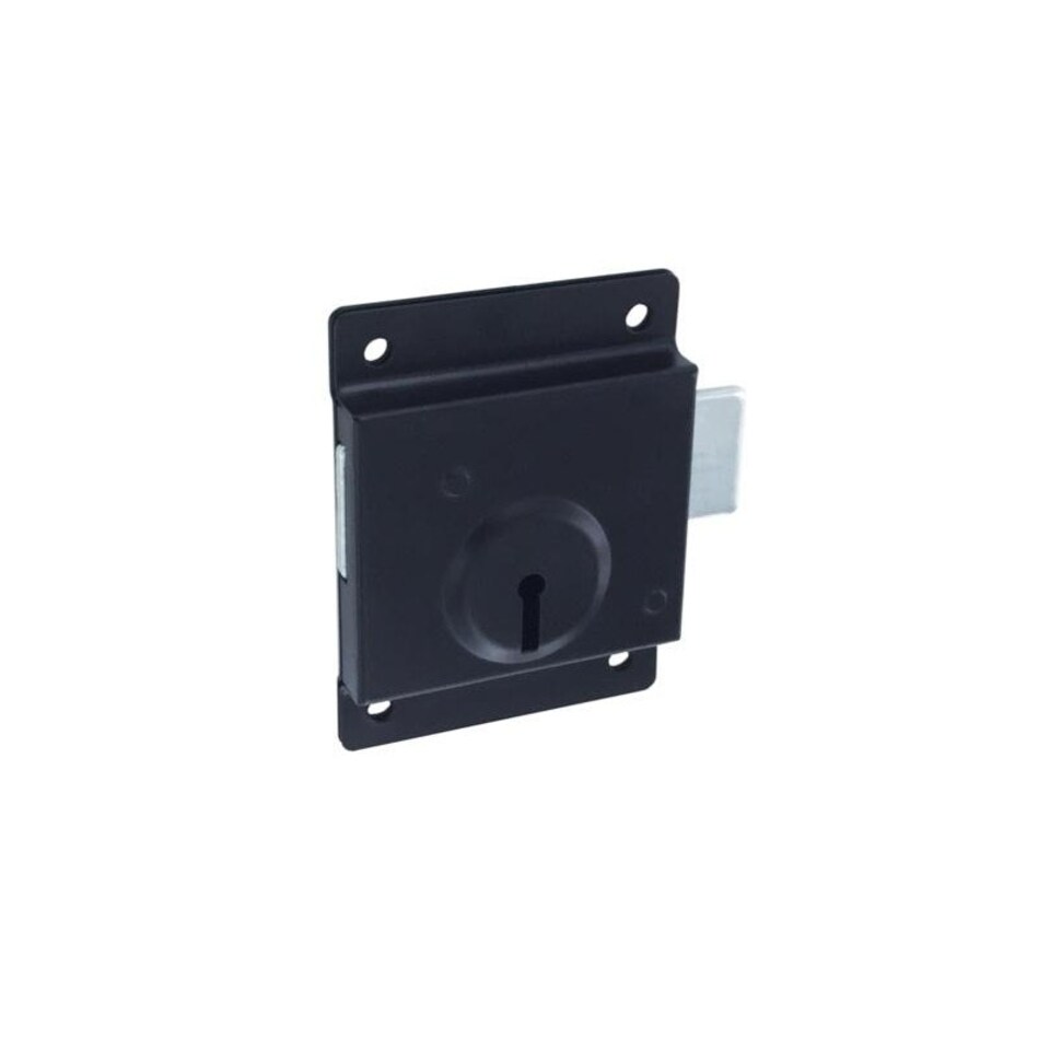 Securit Press Lock - Black - 100mm