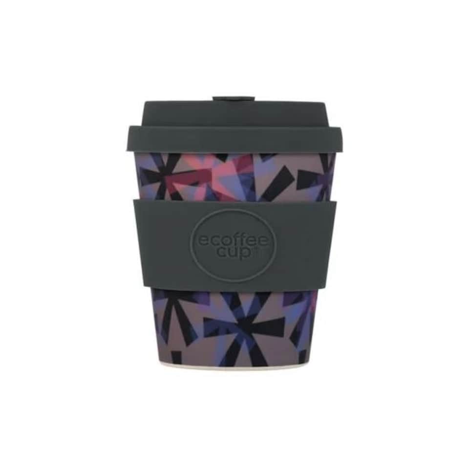 image 1 of Ecoffee Cup 8oz 240ml Reusable Eco-Friendly 100% Plant Based Coffee Cup with Silicone Lid & Sleeve - Melamine Free Travel Mug N/A | Dunning Kruger