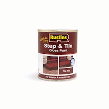 Rustins Quick Dry Step & Tile Paint Gloss Red 250ml