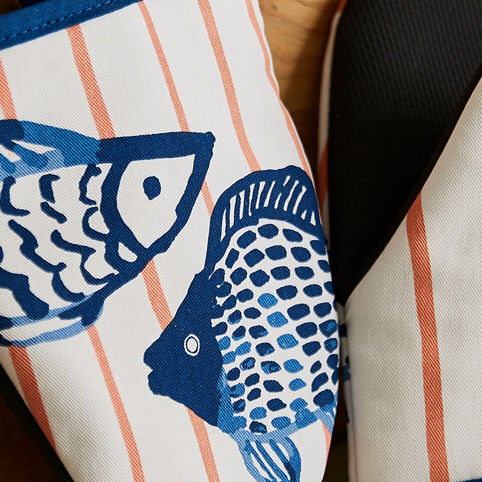 image 1 of Ulster Weavers Catch of the Day Microwave Mitts - Pair Multi