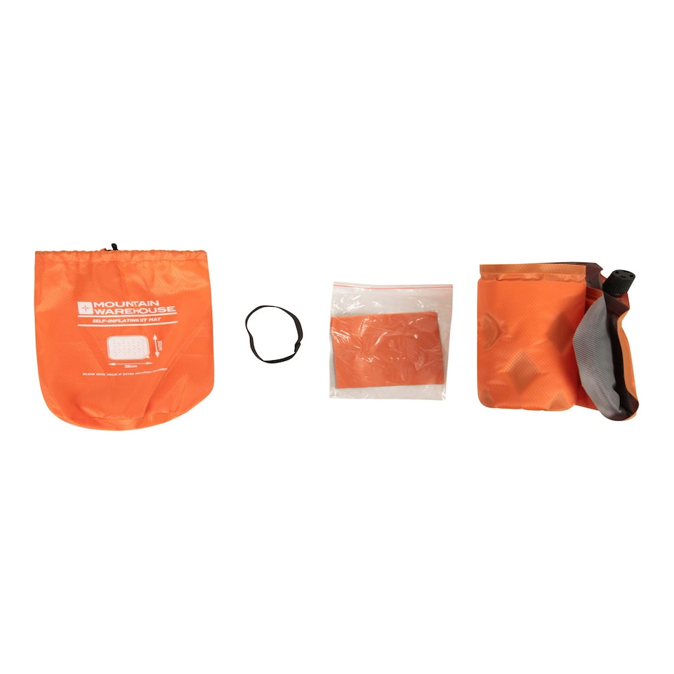 image 1 of Mountain Warehouse Ultimate Self Inflating Sit Mat Ripstop Valve Inflation Futon Orange | Orange | One Size