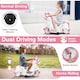 image 6 of COSTWAY 12V Unicorn Ride on Toy Ride on Pony Motorcycle Pink
