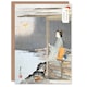 image 1 of Ogata Gekko Japanese Art Card Woman Watching Fireworks
