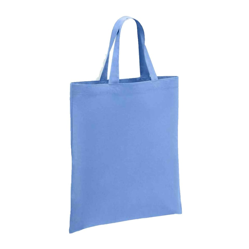 Brand Lab Cotton Short Handle Shopper Bag - Denim - One Size Blue