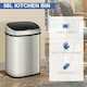 image 9 of HOMCOM Sensor Dustbin Touchless Trash Can Automatic Garbage Bin Stainless Steel 