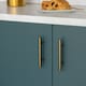 image 1 of Sticky Back Plastic Matt Mallard Green Plain Kitchen Self-adhesive Vinyl Wrap for Cupboards, Doors and Furniture 67.5cm x 2m (7 rolls) - d-c-fix