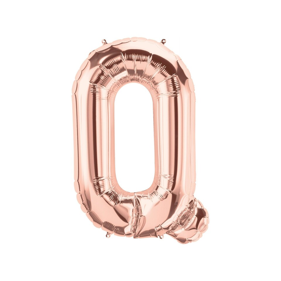 Realmax Q Foil Balloon - Rose Gold - One Size