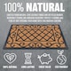 image 6 of Home Entryway Heavy Duty Non Slip Door Mat Panama Home Welcome Coir