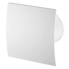 125mm Pull Cord Extractor Fan White ABS Front Panel ESCUDO Wall Ceiling Ventilation